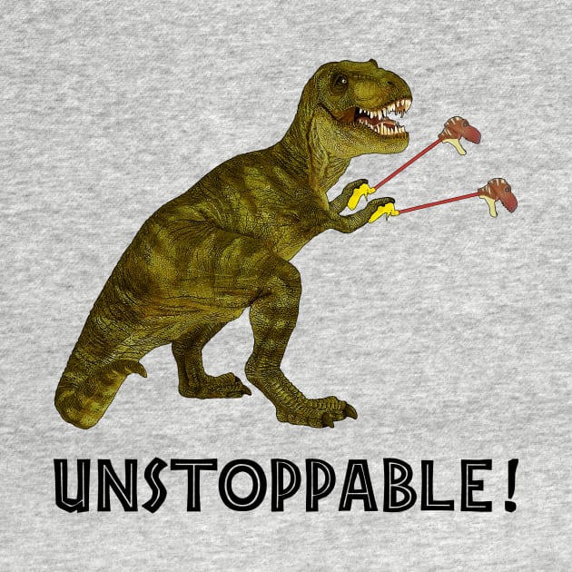 Tyrannosaurus Rex with Grabbers is UnStoppable by SirLeeTees